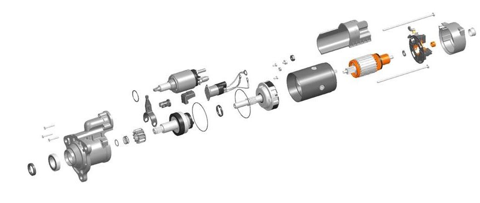 Motor de Partida 0001261105 da SEG Automotive para Scania