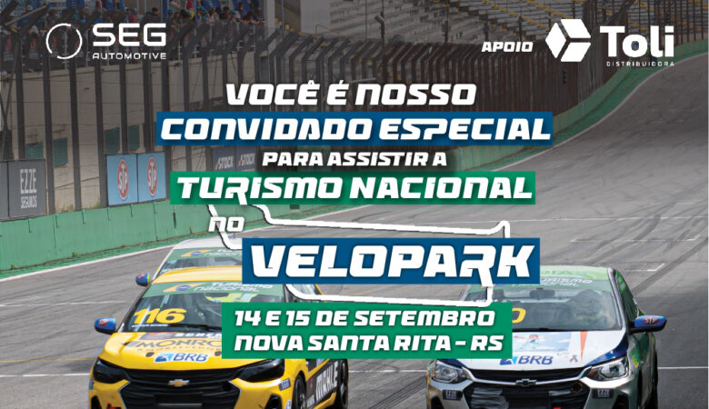 seg automotive-toli distribuidora-toli-distribuidora-turismo nacional-convite- Convite Especial: SEG Automotive e Toli Distribuidora Levam Você e Sua Família para um Final de Semana de Velocidade no Velopark!