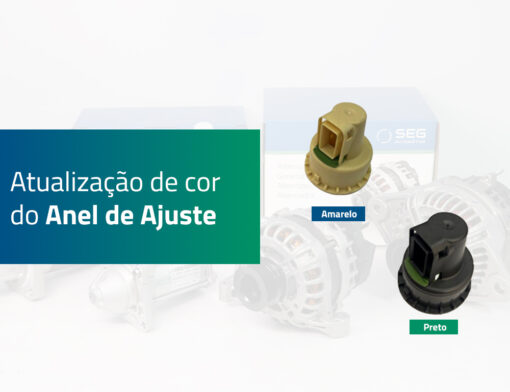 SEG Altomotive trocar as cores do anel de ajuste de amarelo para preto