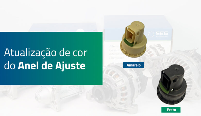 SEG Altomotive trocar as cores do anel de ajuste de amarelo para preto