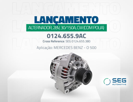 Alternador SEG HD10P-0124.655.9AC-01246559AC-Mercedes-Benz