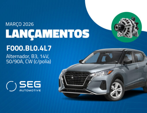 Alternador SEG Automotive F000BL04L7: desempenho e confiabilidade para Nissan