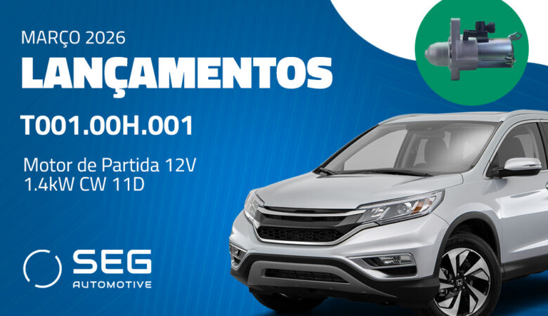 SEG Automotive lança motor de partida para Honda HR-V e Civic