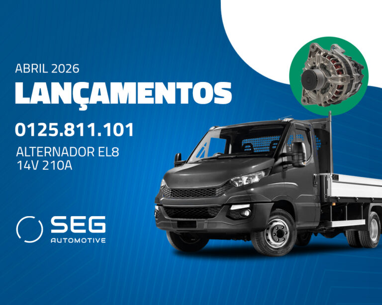 alternador-0125811101-linha pesada - Alternador EL8 14V 210A da SEG Automotive: potência e cobertura para veículos comerciais