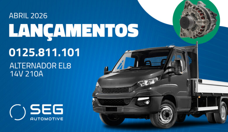 alternador-0125811101-linha pesada - Alternador EL8 14V 210A da SEG Automotive: potência e cobertura para veículos comerciais
