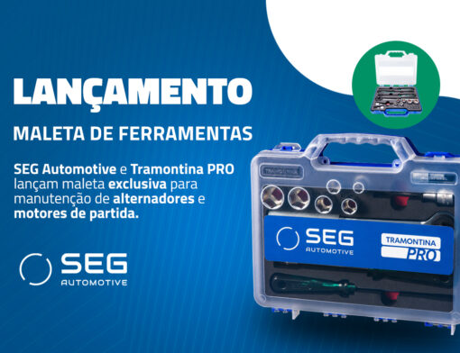 Maleta para manutenção de alternadores e motores de partida chega ao mercado