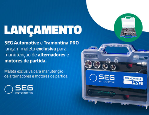 Maleta para manutenção de alternadores e motores de partida chega ao mercado