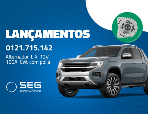 Copilot said: Alternador SEG Automotive 0121715142 amplia cobertura para Volkswagen Amarok e Passat