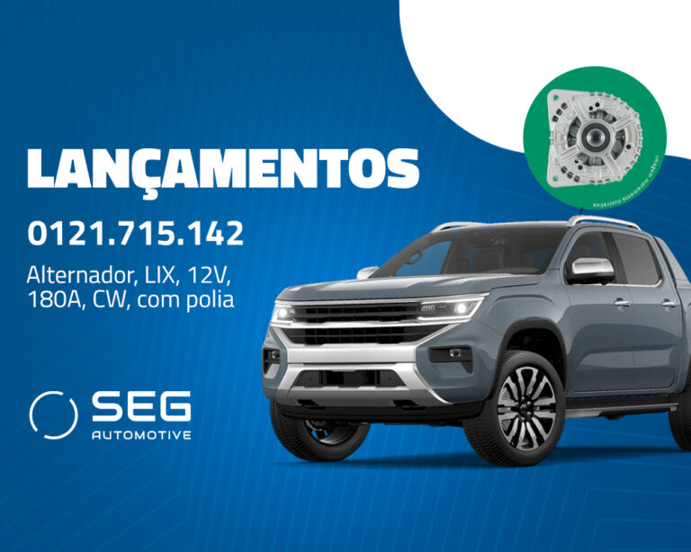 Copilot said: Alternador SEG Automotive 0121715142 amplia cobertura para Volkswagen Amarok e Passat