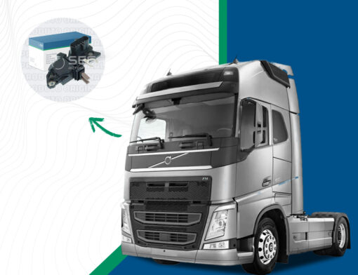 F00M485245: O Regulador de Voltagem 24V da SEG Automotive para a Frota Volvo